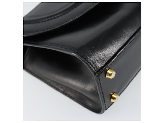 BALLY Borsa a Mano in Pelle 2 vie Nero Oro Auth 158161 D'oro - vista 15