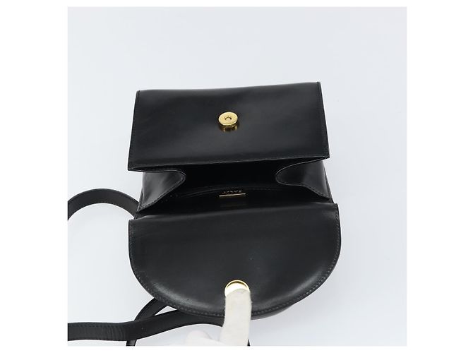BALLY Borsa a Mano in Pelle 2 vie Nero Oro Auth 158161 D'oro - vista 19