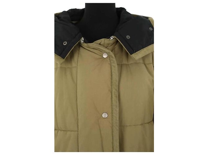 Isabel Marant Etoile Cappotto in cotone kaki Cachi - vista 2