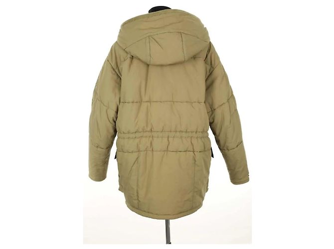 Isabel Marant Etoile Cappotto in cotone kaki Cachi - vista 4