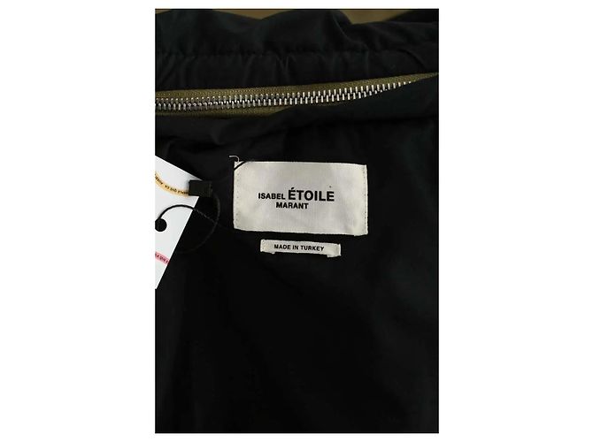 Isabel Marant Etoile Cappotto in cotone kaki Cachi - vista 5