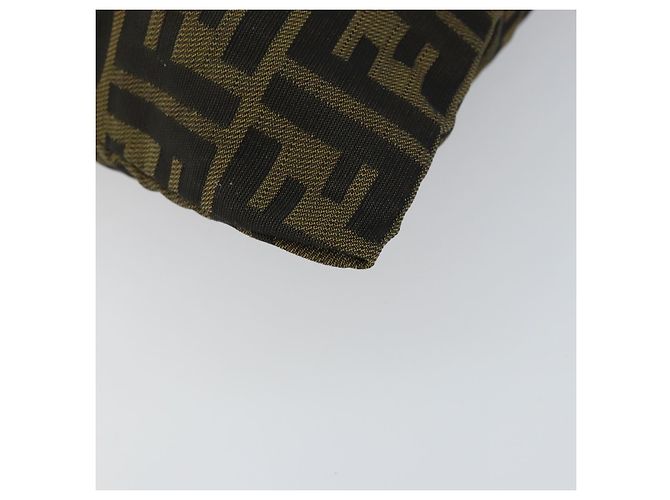 FENDI Zucca Canvas Purse Brown Black Auth 159458 - view 14