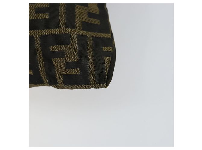 FENDI Zucca Canvas Purse Brown Black Auth 159458 - view 15