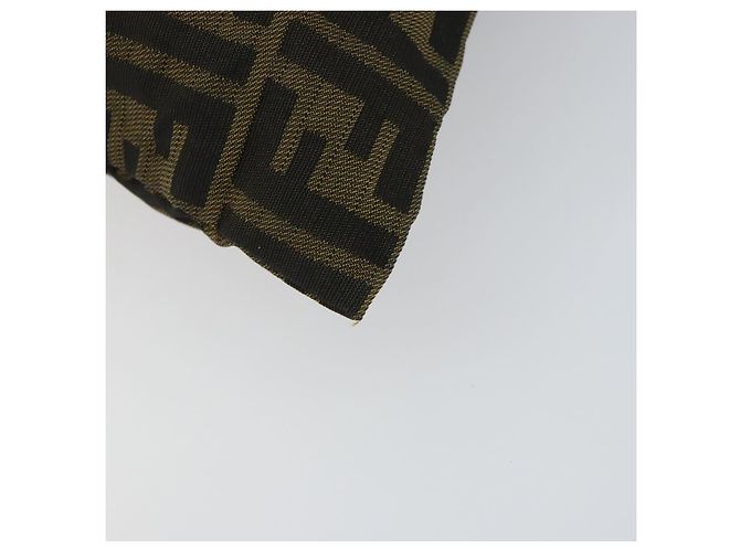 FENDI Zucca Canvas Purse Brown Black Auth 159458 - view 16