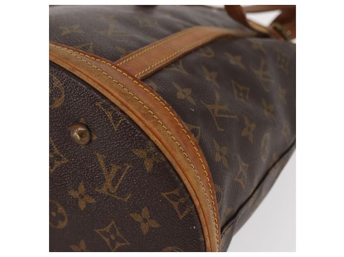 LOUIS VUITTON Borsa a Spalla Monogram Bucket GM M42236 LV Auth 158033 Monogramma - vista 14