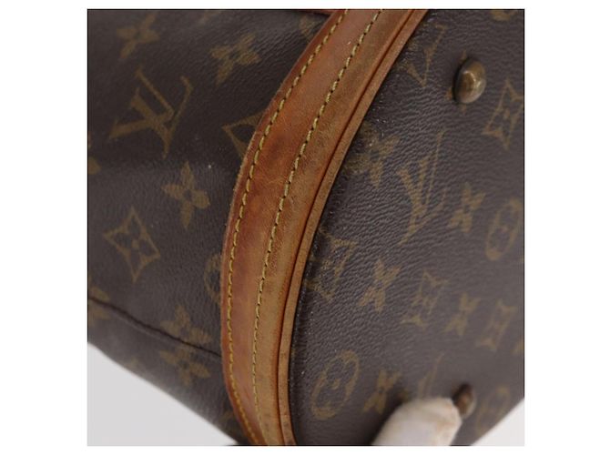 LOUIS VUITTON Borsa a Spalla Monogram Bucket GM M42236 LV Auth 158033 Monogramma - vista 9
