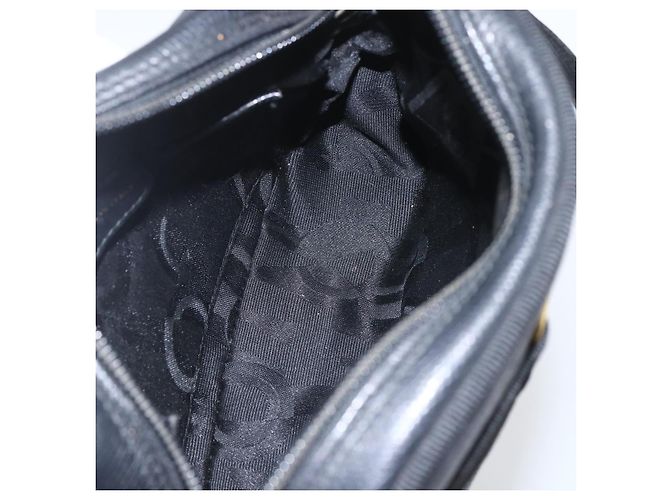 Borsa a Spalla Salvatore Ferragamo in Pelle Nera e Oro Auth ka1281 Nero D'oro - vista 11