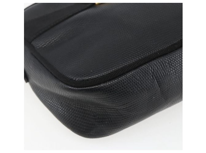 Borsa a Spalla Salvatore Ferragamo in Pelle Nera e Oro Auth ka1281 Nero D'oro - vista 14