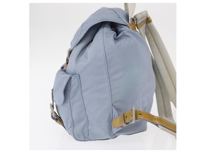PRADA Rucksack aus Nylon hellblau Silber authentisch 159978 - Ansicht 3