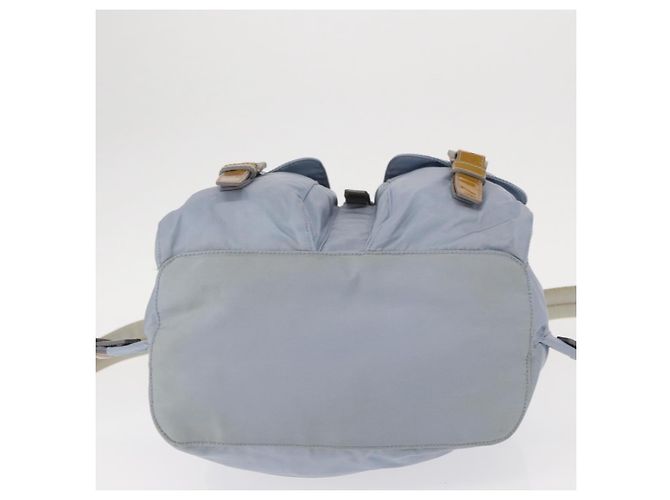 PRADA Rucksack aus Nylon hellblau Silber authentisch 159978 - Ansicht 5