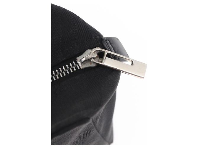 Borsa FENDI Nera Argento Auth am10210V Nero - vista 10