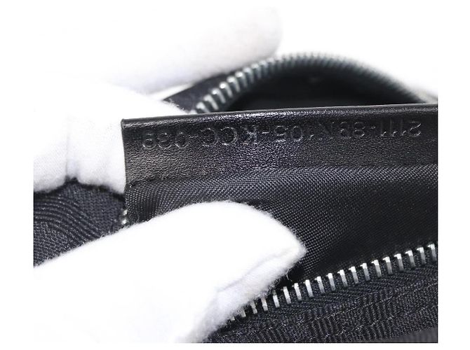 Borsa FENDI Nera Argento Auth am10210V Nero - vista 12