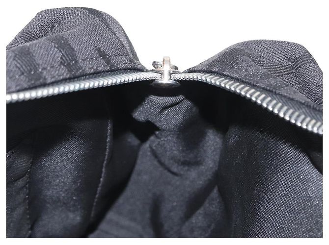 Borsa FENDI Nera Argento Auth am10210V Nero - vista 18