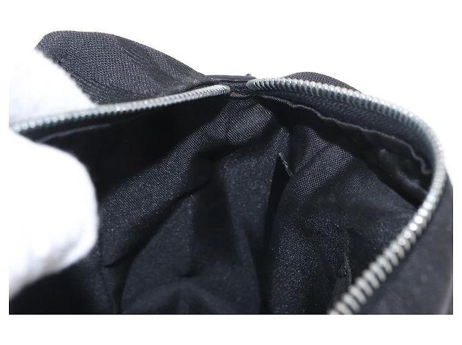 Borsa FENDI Nera Argento Auth am10210V Nero - vista 19