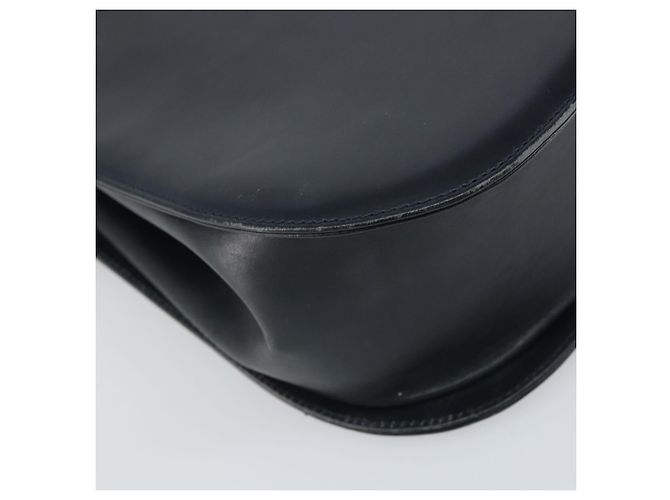 Borsa a Spalla Salvatore Ferragamo in Pelle Blu Navy Oro Auth ka1235 D'oro - vista 16