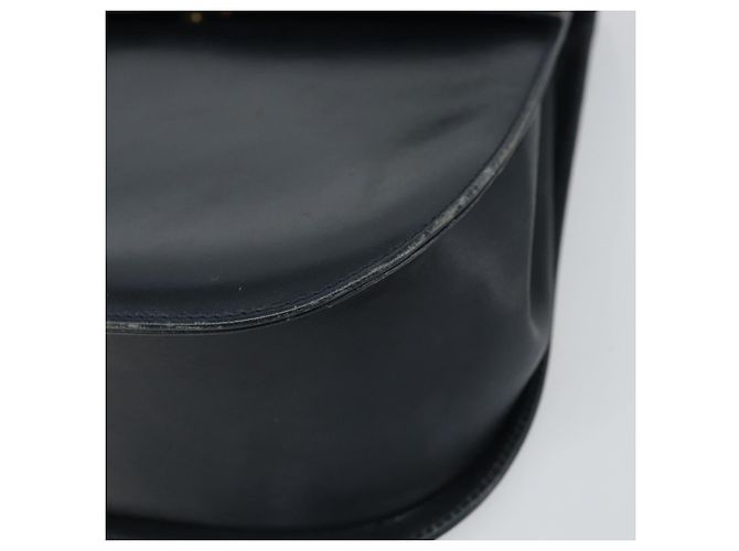 Borsa a Spalla Salvatore Ferragamo in Pelle Blu Navy Oro Auth ka1235 D'oro - vista 9