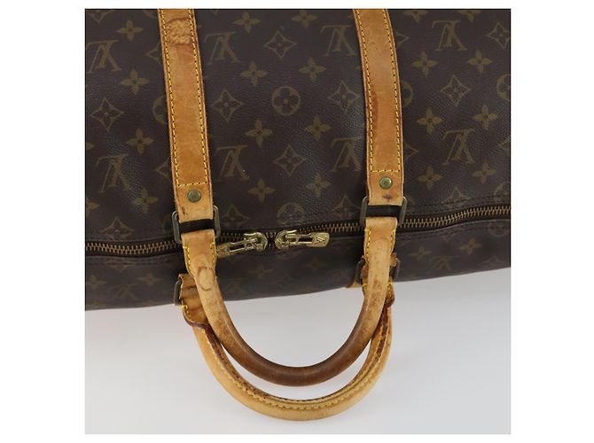 LOUIS VUITTON Borsa Boston Monogram Keepall 50 M41426 LV Auth 158350 Monogramma - vista 7