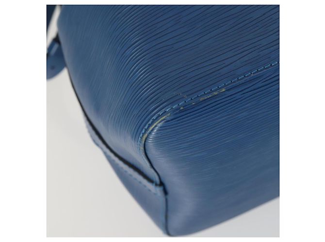 Noe LOUIS VUITTON Borsa a Spalla Petit Noé Epi Blu M44105 LV Auth ka1266 - vista 14