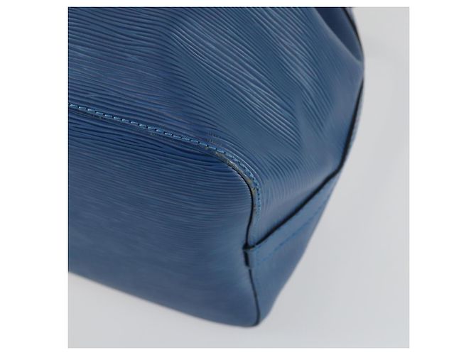 Noe LOUIS VUITTON Borsa a Spalla Petit Noé Epi Blu M44105 LV Auth ka1266 - vista 15
