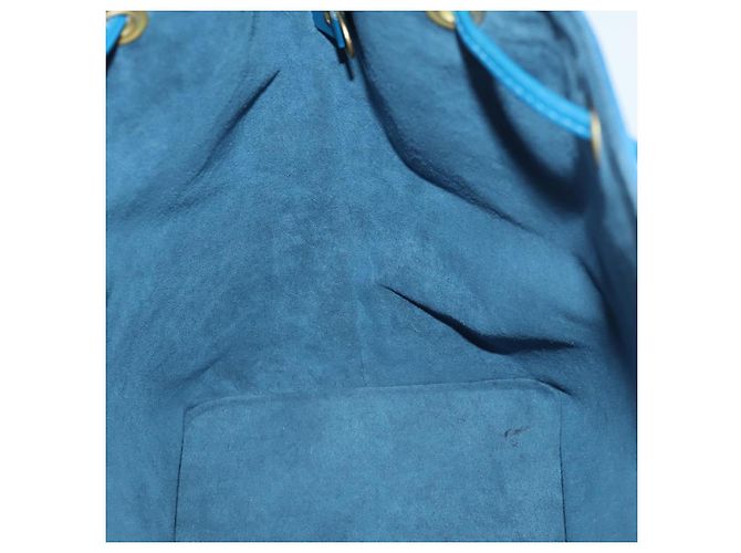 Noe LOUIS VUITTON Borsa a Spalla Petit Noé Epi Blu M44105 LV Auth ka1266 - vista 20