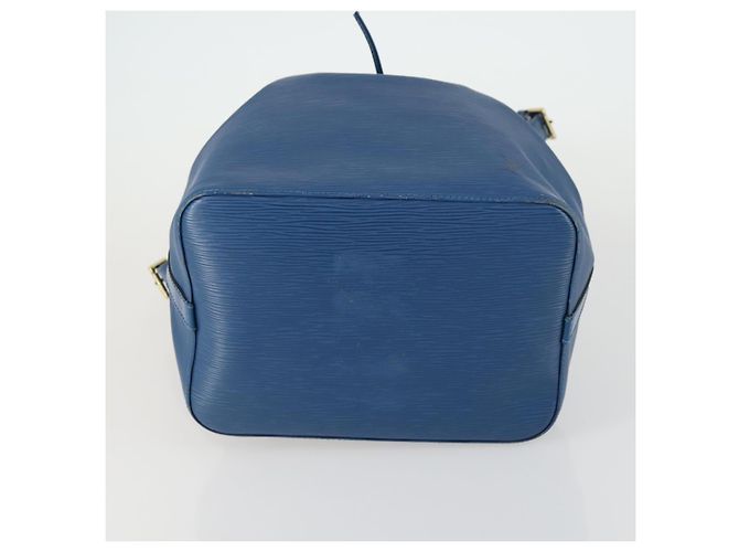 Noe LOUIS VUITTON Borsa a Spalla Petit Noé Epi Blu M44105 LV Auth ka1266 - vista 5