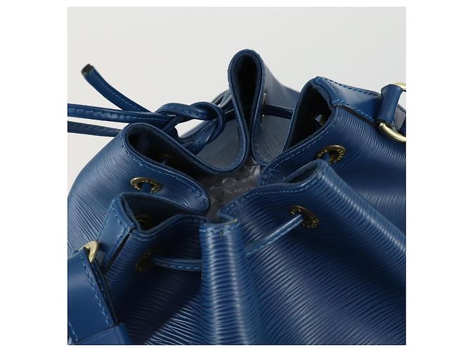 Noe LOUIS VUITTON Borsa a Spalla Petit Noé Epi Blu M44105 LV Auth ka1266 - vista 6