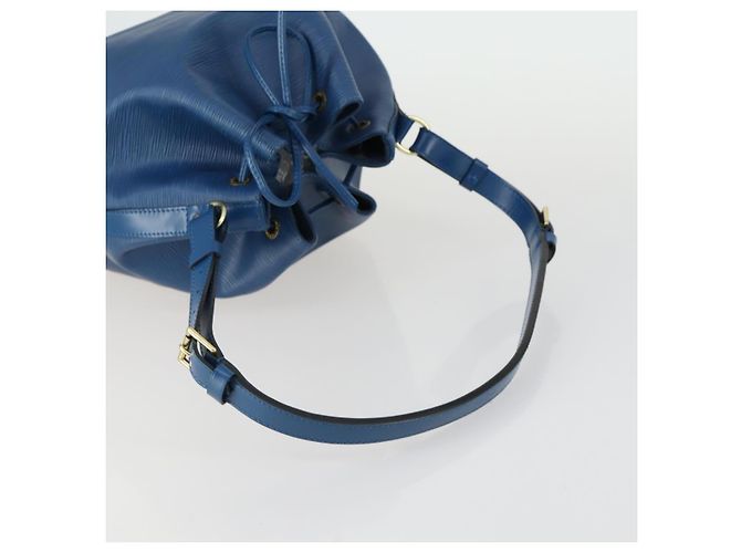 Noe LOUIS VUITTON Borsa a Spalla Petit Noé Epi Blu M44105 LV Auth ka1266 - vista 7