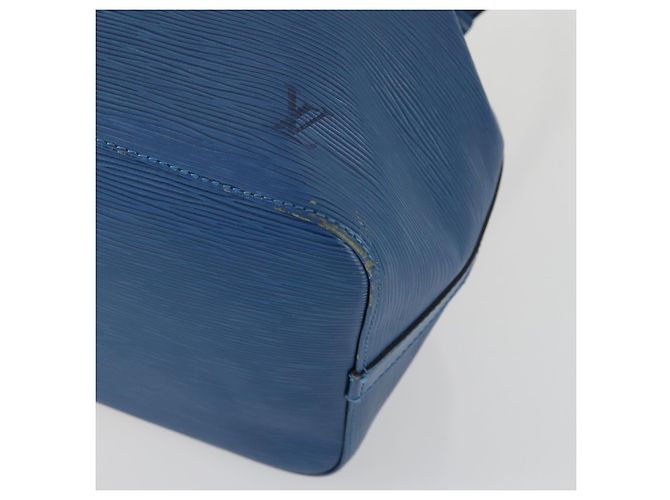 Noe LOUIS VUITTON Borsa a Spalla Petit Noé Epi Blu M44105 LV Auth ka1266 - vista 9