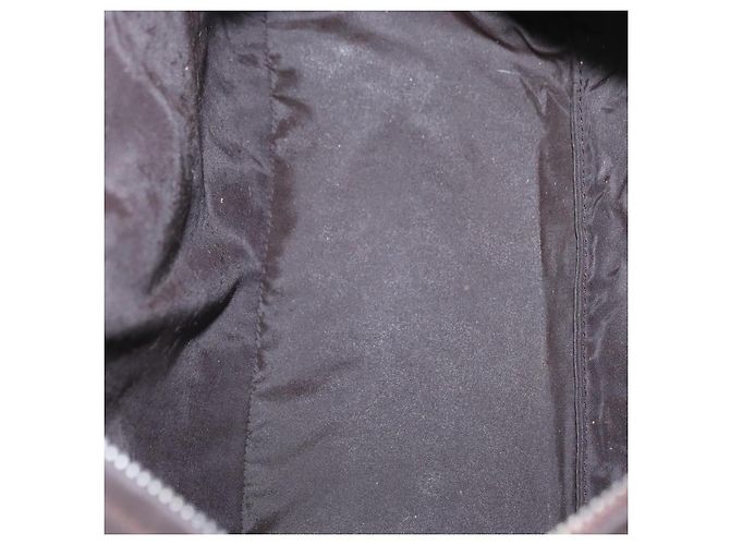 Hermès HERMES Borsa a Mano Acape Luco PM Nylon Marrone Scuro Auth BA9324 - vista 11