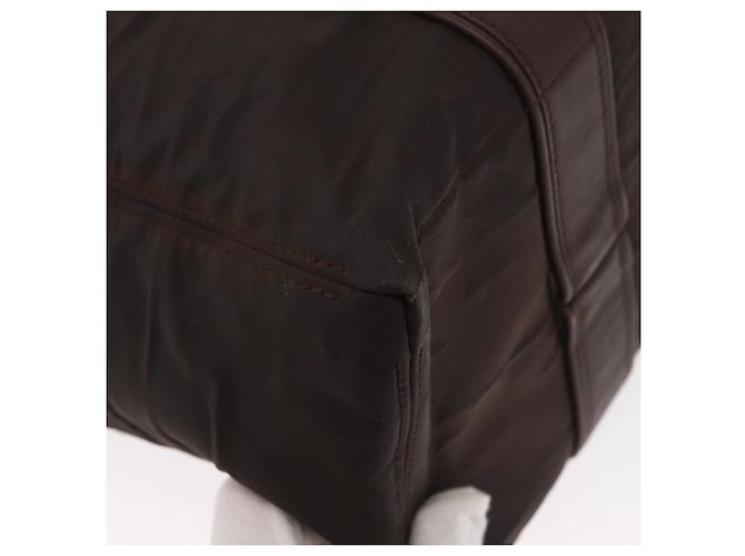 Hermès HERMES Borsa a Mano Acape Luco PM Nylon Marrone Scuro Auth BA9324 - vista 15