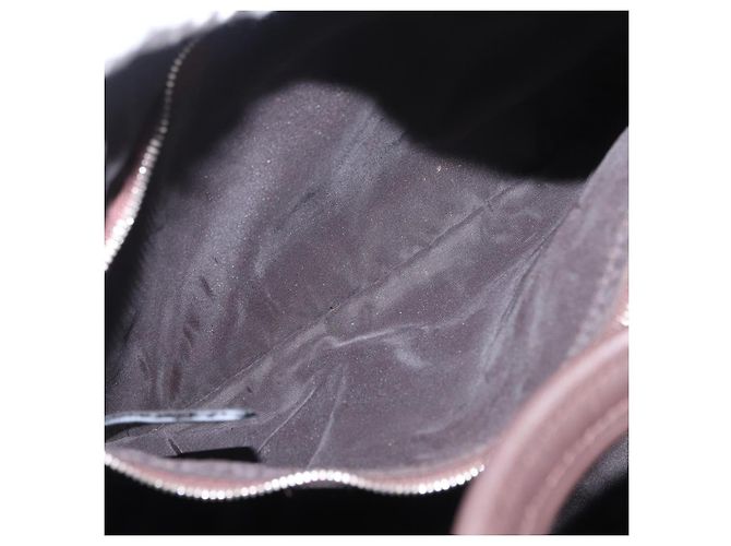 Hermès HERMES Borsa a Mano Acape Luco PM Nylon Marrone Scuro Auth BA9324 - vista 20