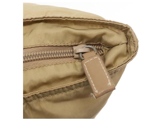 Borsa Tote PRADA Nylon Beige Argento Auth ti3600 - vista 10