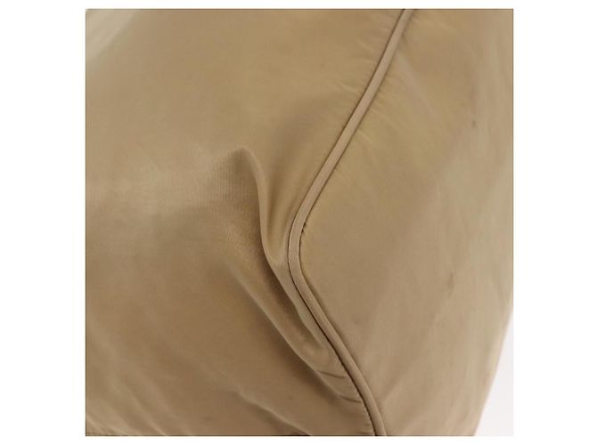 Borsa Tote PRADA Nylon Beige Argento Auth ti3600 - vista 15