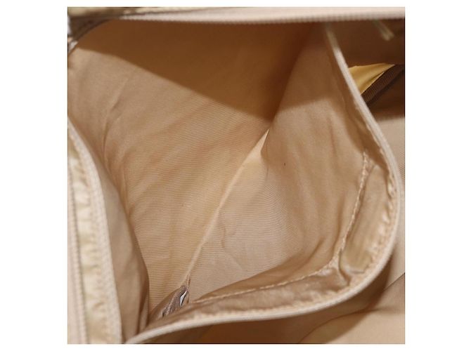 Borsa Tote PRADA Nylon Beige Argento Auth ti3600 - vista 22