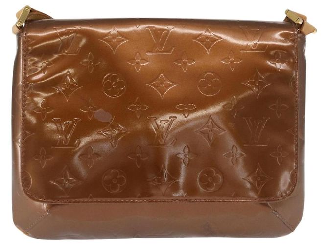 LOUIS VUITTON Bolsa Thompson Street Monogram Vernis Bronce M91124 LV Auth ep12604 - vista 13