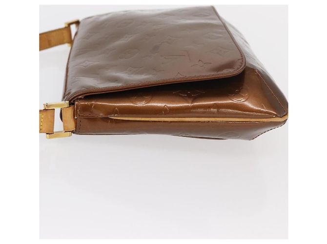 LOUIS VUITTON Bolsa Thompson Street Monogram Vernis Bronce M91124 LV Auth ep12604 - vista 4