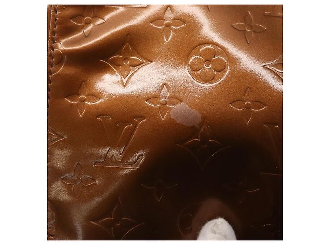 LOUIS VUITTON Bolsa Thompson Street Monogram Vernis Bronce M91124 LV Auth ep12604 - vista 9