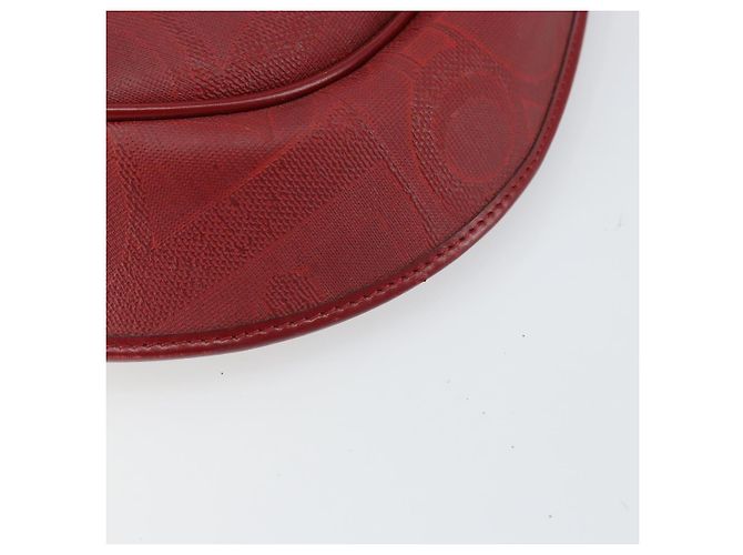 Borsa a Spalla in Tela Trotter Christian Dior PVC Rosso Oro Auth BA9376 D'oro - vista 9