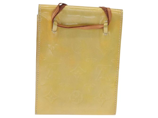 LOUIS VUITTON Bolsa de Accesorios Motto Monogram Vernis Gris M91030 LV Auth 157253 - vista 2