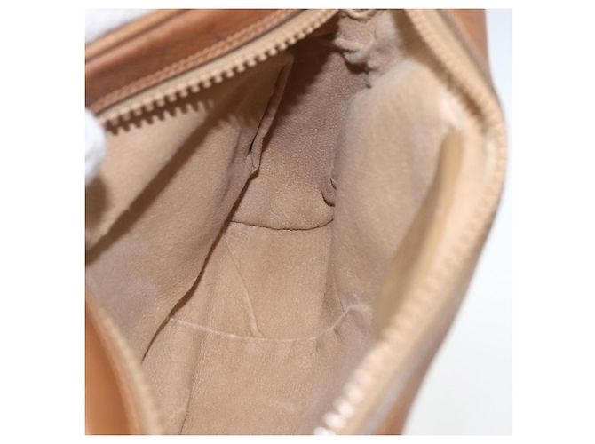 Gucci Borsa a spalla Web Sherry Line in tela beige e oro Auth BA9238 D'oro - vista 20