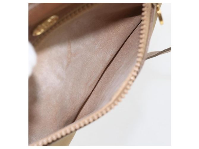 Gucci Borsa a spalla Web Sherry Line in tela beige e oro Auth BA9238 D'oro - vista 21
