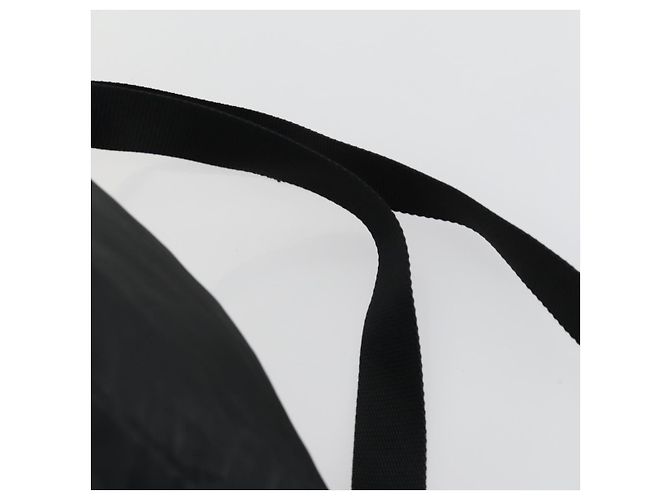 Zaino PRADA in nylon nero argento Auth 153760 - vista 15
