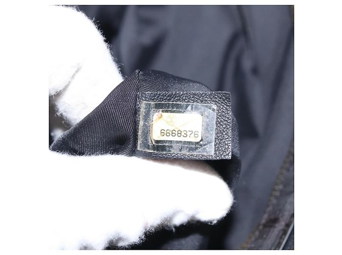 CHANEL Nuova linea da viaggio Borsa a mano Nylon 2in1 Nera CC Auth bs30708 Nero - vista 12