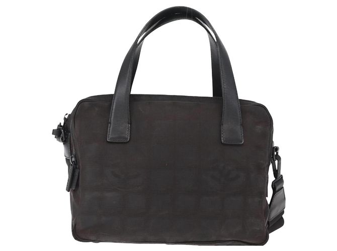 CHANEL Nuova linea da viaggio Borsa a mano Nylon 2in1 Nera CC Auth bs30708 Nero - vista 13