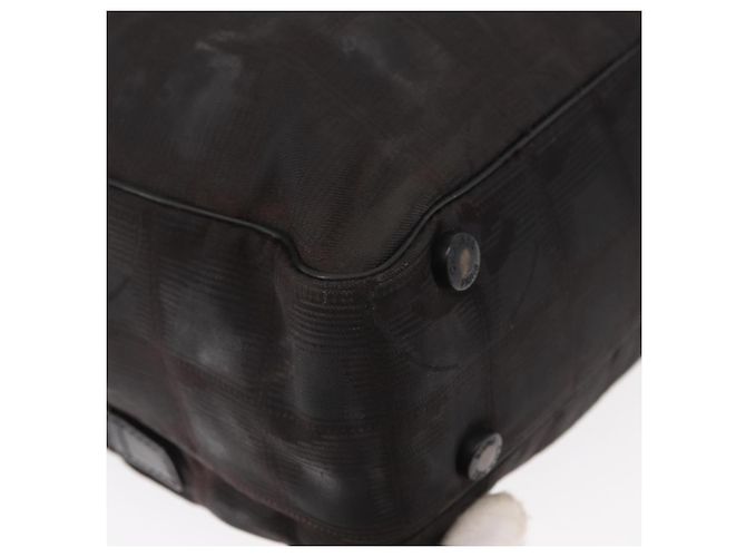 CHANEL Nuova linea da viaggio Borsa a mano Nylon 2in1 Nera CC Auth bs30708 Nero - vista 16