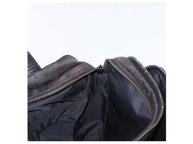 CHANEL Nuova linea da viaggio Borsa a mano Nylon 2in1 Nera CC Auth bs30708 Nero - vista 20