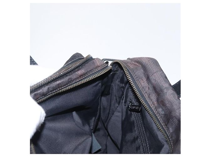 CHANEL Nuova linea da viaggio Borsa a mano Nylon 2in1 Nera CC Auth bs30708 Nero - vista 21