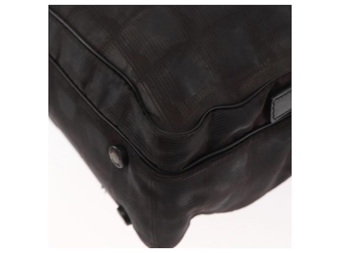 CHANEL Nuova linea da viaggio Borsa a mano Nylon 2in1 Nera CC Auth bs30708 Nero - vista 9