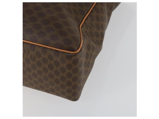 Céline Borsa tote in tela Macadam CELINE in pelle PVC marrone oro Auth ki6248 D'oro - vista 16