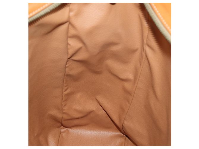 Céline Borsa tote in tela Macadam CELINE in pelle PVC marrone oro Auth ki6248 D'oro - vista 19